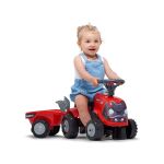 FALK - Dětské odrážedlo Baby Case IH s vlečkou, lopatkou a hrabičkami