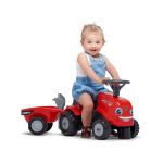 FALK - Dětské odrážedlo Baby Case IH s vlečkou, lopatkou a hrabičkami