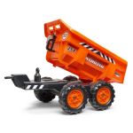 FALK - Šlapací traktor Kubota s nakladačem, rypadlem a Maxi vlečkou