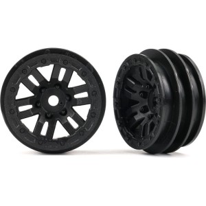 Traxxas disk 1.0” twin-spoke černý (2)