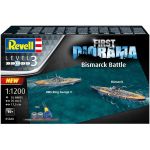 Revell první Bismarckova bitva (1:1200) (Giftset)