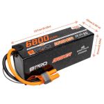 Spektrum Smart G2 Pro LiPo 22.2V 6800mAh 120C IC5