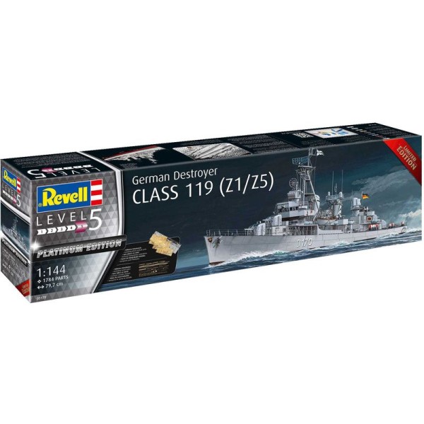 Revell German Destroyer Class 119 (Z1/Z5) (1:144)