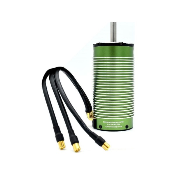 Castle motor 2028 800ot/V senzored (konektory 6.5mm)