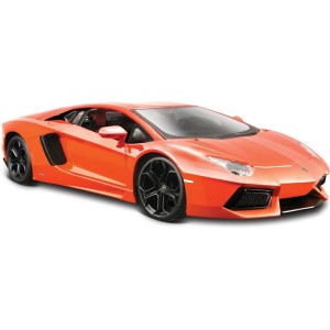 Maisto Lamborghini Aventador Coupé 1:24 oranžová metalíza