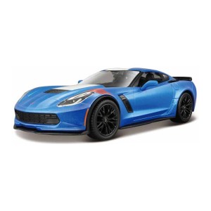 Maisto Corvette Grand Sport 2017 1:24 modrá metalíza