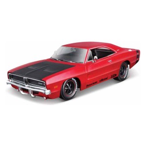 Maisto Dodge Charger R/T 1969 Classic Muscle 1:25 červená