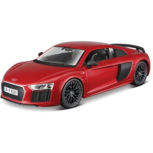 Maisto Kit Audi R8 V10 Plus 1:24 červená metalíza