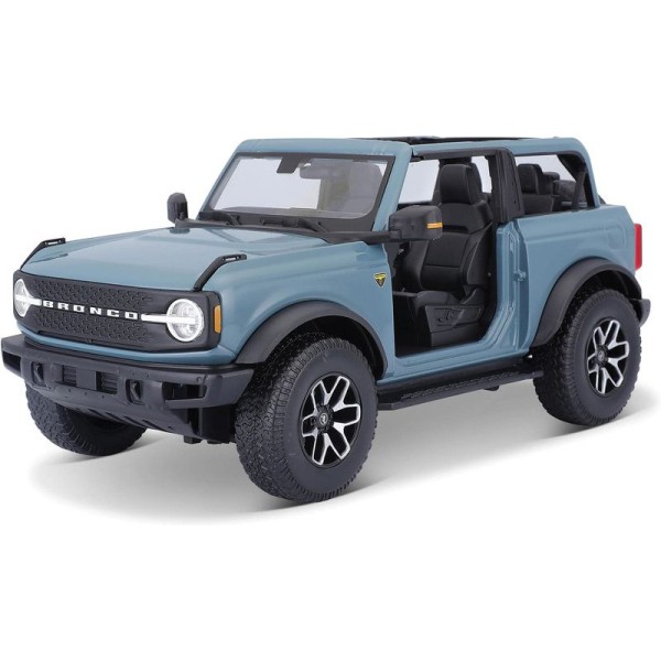 Maisto Ford Bronco Badlands 2021 1:18 kaktusově šedá