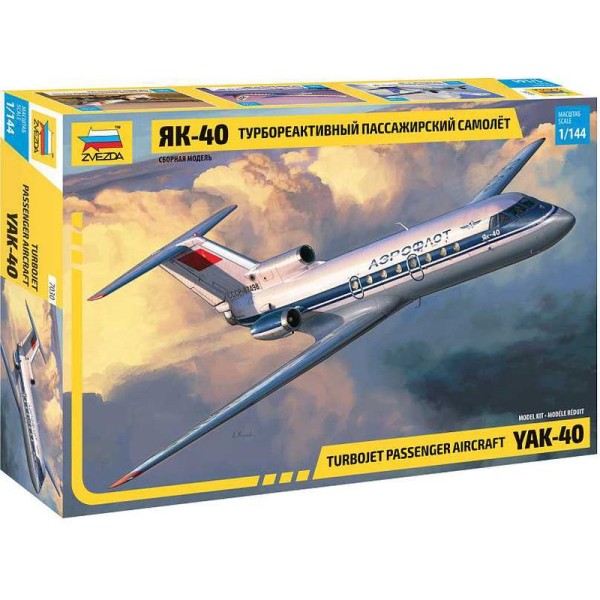 Zvezda Jakovlev Jak-40 Regional Jet (1:144)