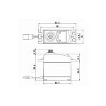 SC-0352 Digitální servo (6,5kg-0,13s/60°)