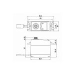 SC-0253MG Digitální servo (6,0kg-0,15s/60°)