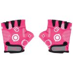 Globber - Dětské ochranné rukavičky XS Fuchsia Shapes