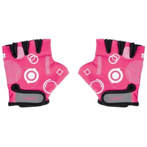 Globber - Dětské ochranné rukavičky XS Fuchsia Shapes