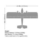 E-flite Twin Timber 1.6m PNP