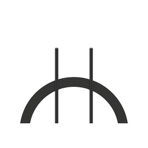 Kabel PVC 0.055mm2 10m (černý)