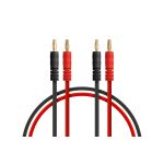 Napájecí kabel 50cm se 4mm banánky
