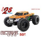 HSP Octane PRO 1/10 2,4 GHz Brushless Monster Truck, Oranžový