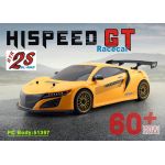 HSP GT PRO 1/10 2,4 GHz Brushless On-road, Žlutý