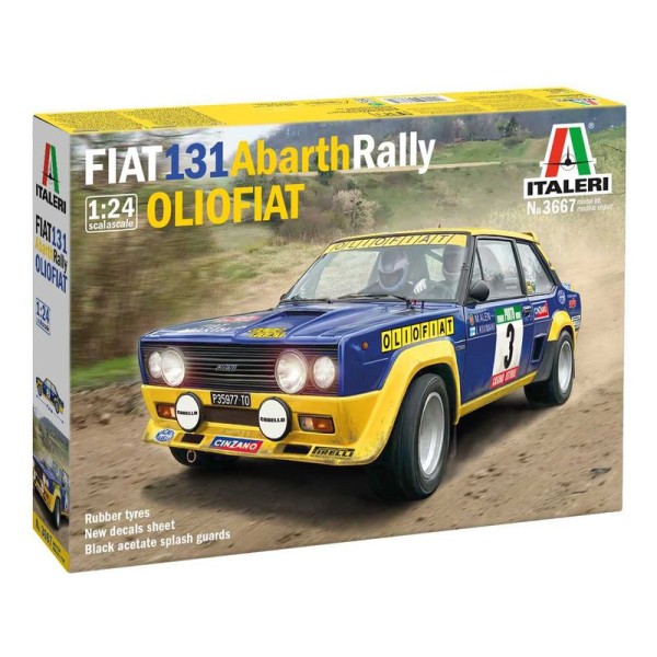 Italeri Fiat 131 Abarth Rally Olio Fiat (1:24)