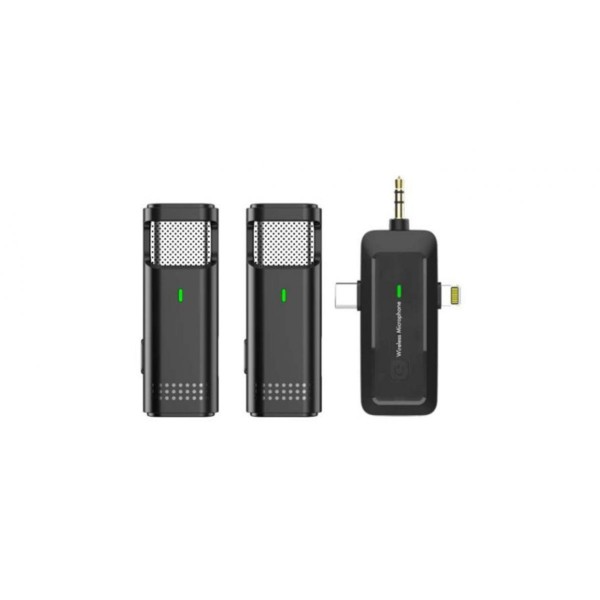 3in1 2.4G Lavalier Wireless mikrofon (vč. Aku)