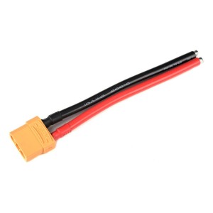 Konektor zlacený XT-90 baterie s kabelem 10AWG 12cm