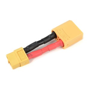 Konverzní kabel XT-60 baterie - XT-90 přístroj 12AWG