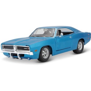 Maisto Dodge Charger R/T 1969 1:25 modrá metalíza