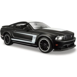 Maisto Ford Mustang Boss 302 1:24 černá matná