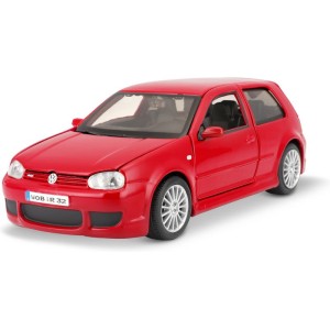 Maisto Volkswagen Golf R32 1:24 červená