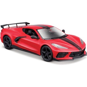 Maisto Chevrolet Corvette Stingray Coupe 2021 1:24 červená