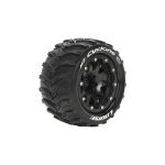 MT-CYCLONE SOFT 1/10 1/2 offset 12mm hex Black Bead-Lock Rims, 2 ks