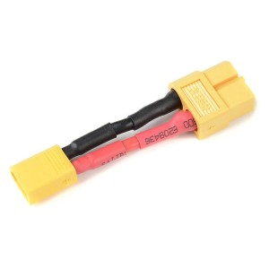 Konverzní kabel XT-30 přístroj - XT-60 baterie 14AWG