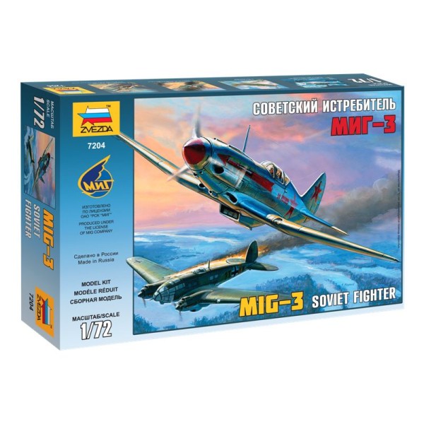 Zvezda MIG-3 Soviet Fighter (1:72)