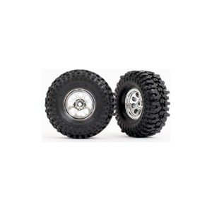 Traxxas kolo 1.0”, disk chromovaný, pneu Mickey Thompson Baja Pro Xs (2)