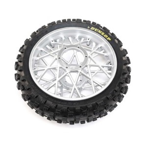 Losi kolo s pneu Dunlop MX53 zadní, disk chrom: PM-MX