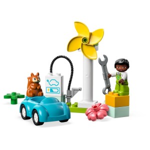 LEGO DUPLO - Větrná turbína a elektromobil