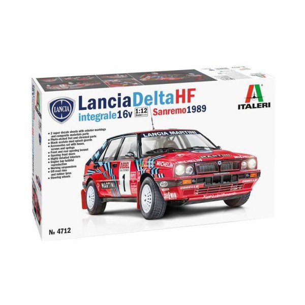 Italeri Lancia Delta HF Integrale Sanremo 1989 (1:12)