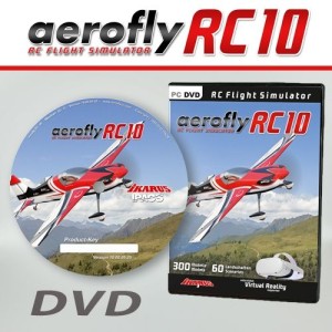 Aerofly RC10 na DVD pro Win8.1/10/11