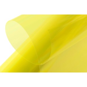 KAVAN nažehlovací fólie 100m - transparentní světle žlutá