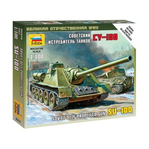 Zvezda Snap Kit - SU-100 (1:100)