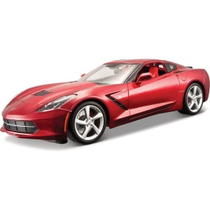 Maisto Corvette Stingray 2014 1:18 červená metalíza