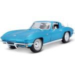 Maisto Chevrolet Corvette 1965 1:18 světle modrá metalíza