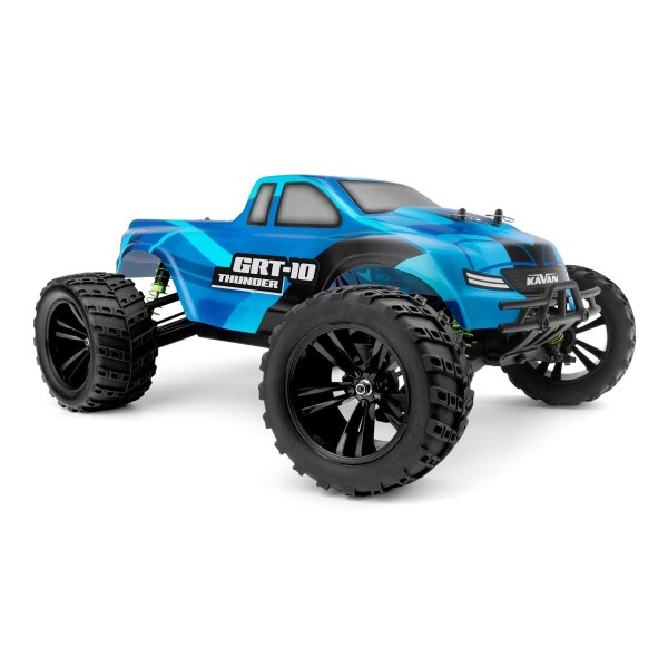 KAVAN GRT-10 Thunder Brushless 2,4 GHz 4WD Monster Truck 1:10 - Modrý