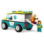 LEGO City - Sanitka a snowboardista