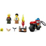 LEGO City - Hasičská záchranná motorka