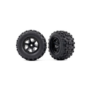 Traxxas kolo 4.3/5.7”, disk X-Maxx černý, pneu Sledgehammer (pár)