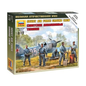Zvezda figurky Soviet airforce ground crew (1:72)