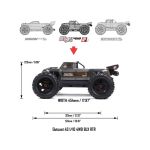 Arrma Outcast 4S V2 BLX 1:10 4WD RTR ocelová