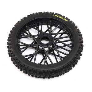 Losi kolo s pneu Dunlop MX53 přední, disk černý: PM-MX